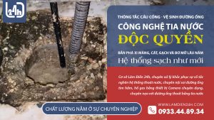 Thông tắc cống nghẹt bơ mỡ tại quán Coffee