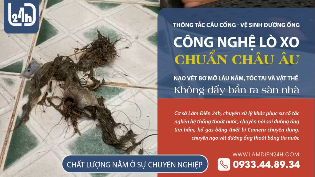 Thông tắc cống nghẹt tại Bệnh Viện
