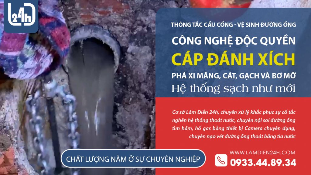 Thông tắc cầu cống