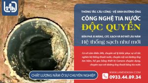 Ống thoát nước bồn rửa chén ngập mỡ, dùng cáp đánh xích thông tắc. Thông tắc cầu cống chuyên nghiệp tại Vũng Tàu - LamDien24h